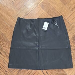 Wilsons Leather Black Mini Skirt